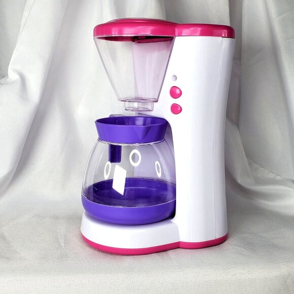 Just Like Mom's Toy Coffee Maker & Blender Set WORKS Pretend Play Kitchen - Picture 9 of 11